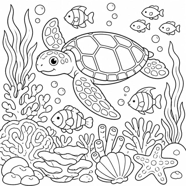 Under the sea — example