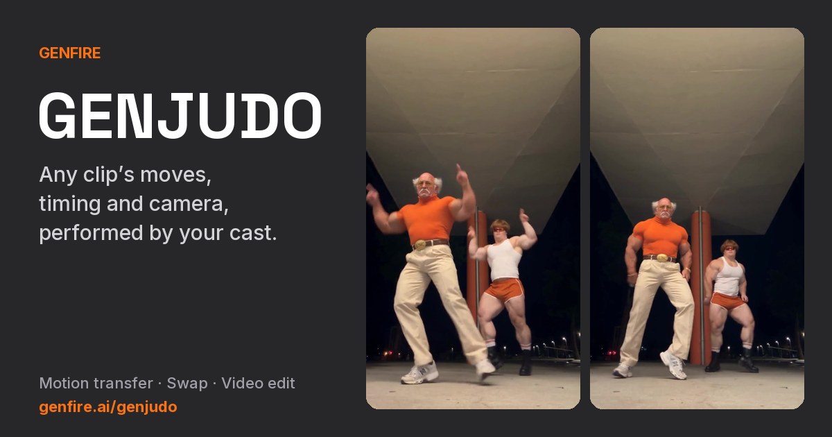 Kling Motion Control Alternative: Kling + Seedance in Genjudo